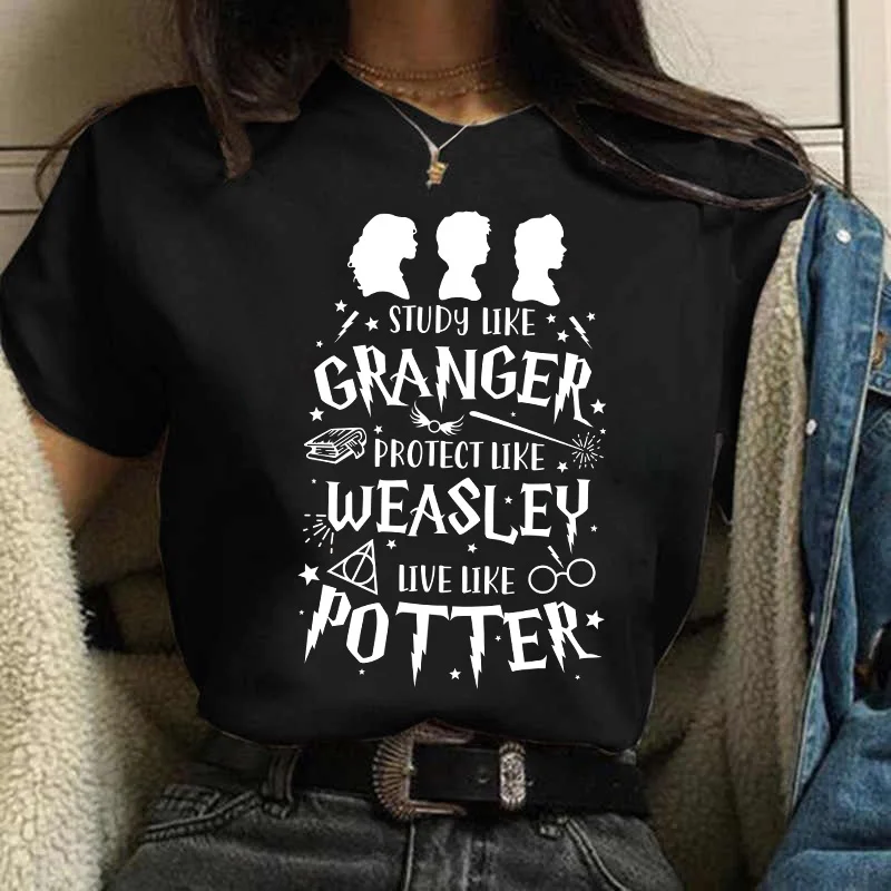 

Fashion WhiteT Shirt Women Aesthetic Vintage Cartoon T Shirt Female 90s Lightning Glasses Graphic Ladies Top