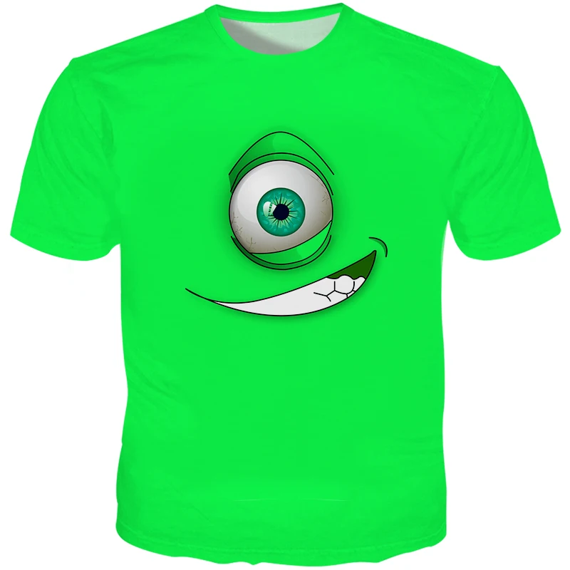 

YFFUSHI New Male 3d Tshirts Print T Shirts Men Cartoon Eyeball T shirt Summer Tops Men Tees Casual Streetwear 5XL