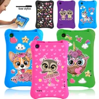 kids tablet protective cover for amazon kindle fire 75th7th9th gen 7 inch eva anti drop tablet case with cartoon pattern