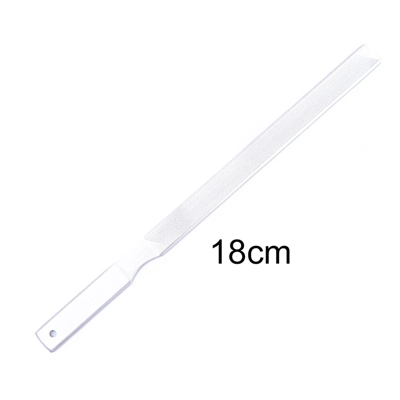 

1 шт., пилка для ногтей из нержавеющей стали, 18 см