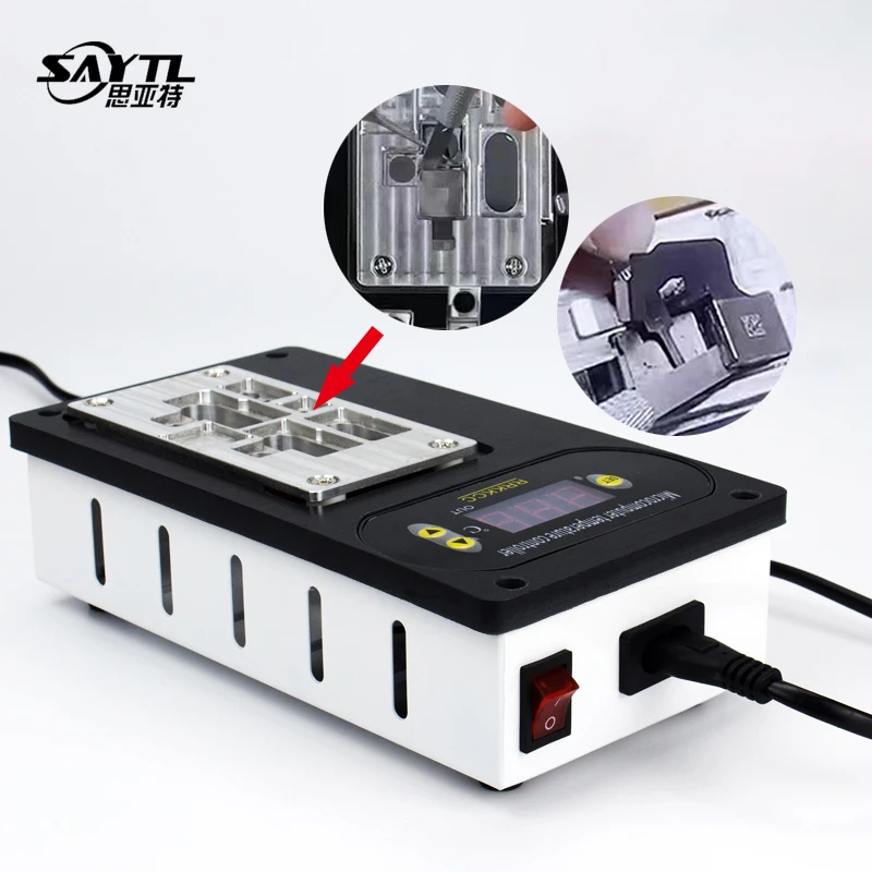 Online كاميرا عالمية منصة محطة التدفئة ل iphone7 7P 8 8P X XS ماكس 11 11PRO ماكس 12 12MINI 12PRO ماكس كاميرا الهاتف أداة إصلاح