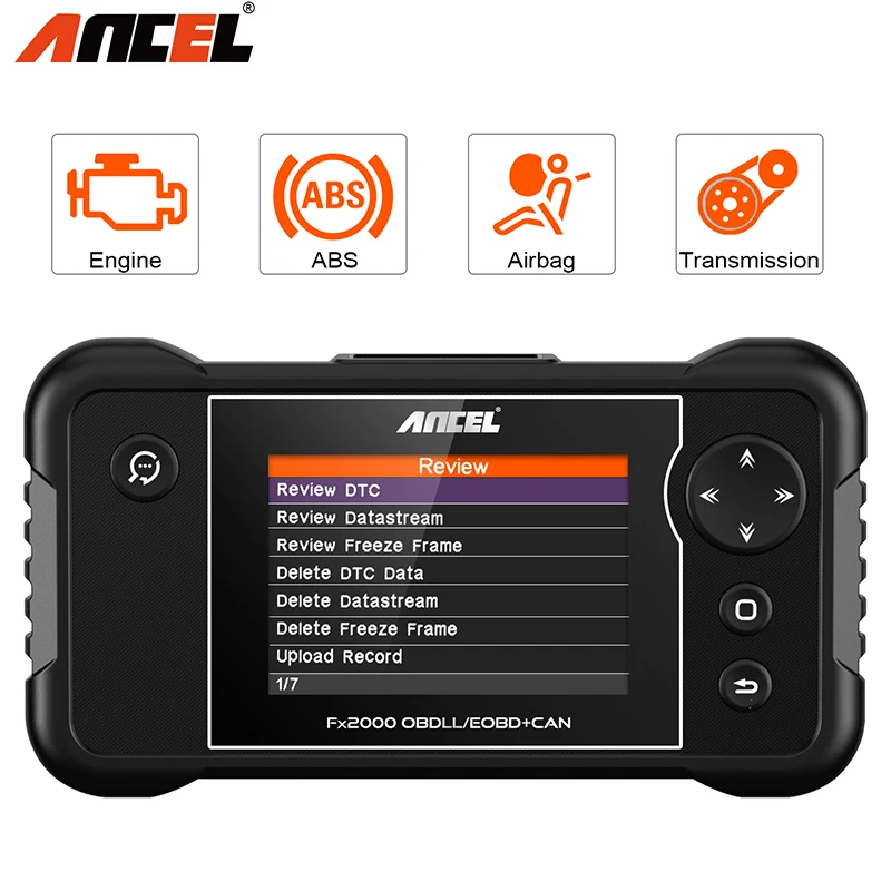 FX2000 OBD2 автомобильный сканер Подушка безопасности ABS на SAS BMS сброс масла OBD2 автомобильный диагностический инструмент ANCEL FX3000 OBDII сканер обновление бесплатно - Цвет: FX2000