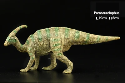 Оригинальные Динозавры юрского периода Indominus rex Spinosaurus raptor модель трицератопса коллекционные вещи Детские обучающие игрушки для детей подарок - Цвет: Parasaurolophus