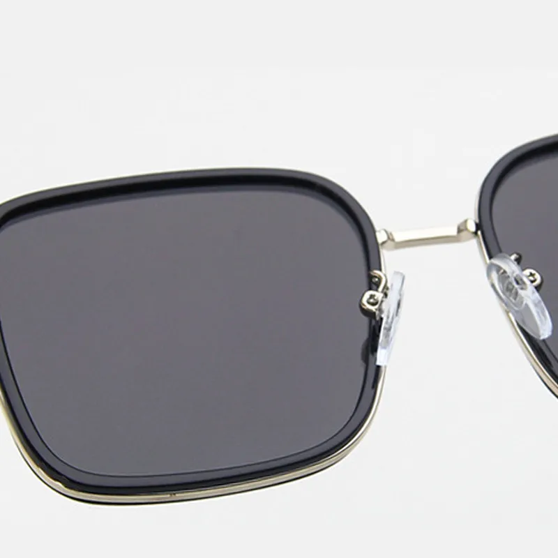 

RBROVO Square Oversized Sunglasses Women Vintage Sunglasses Women Luxury Brand Glasses For Women Mirror Oculos De Sol Feminino