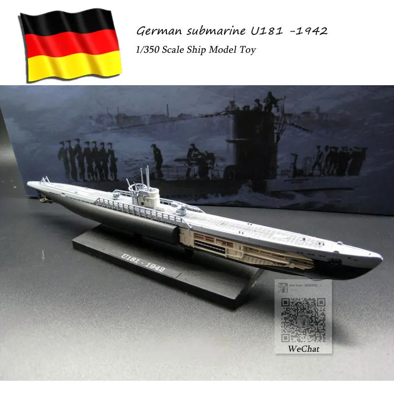 Подводная лодка ATLAS 1/350 времен Второй мировой войны немецкая подводная IXD2 U181 1942