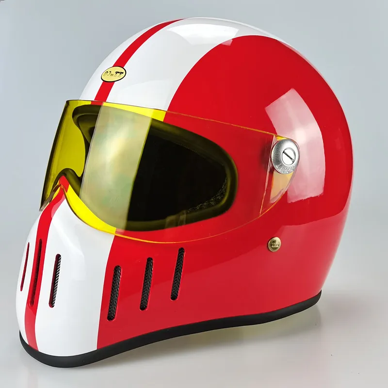 Шлем TT &amp CO японский мотоцикл для мотоциклистов ретро с закрытым лицом маленьким