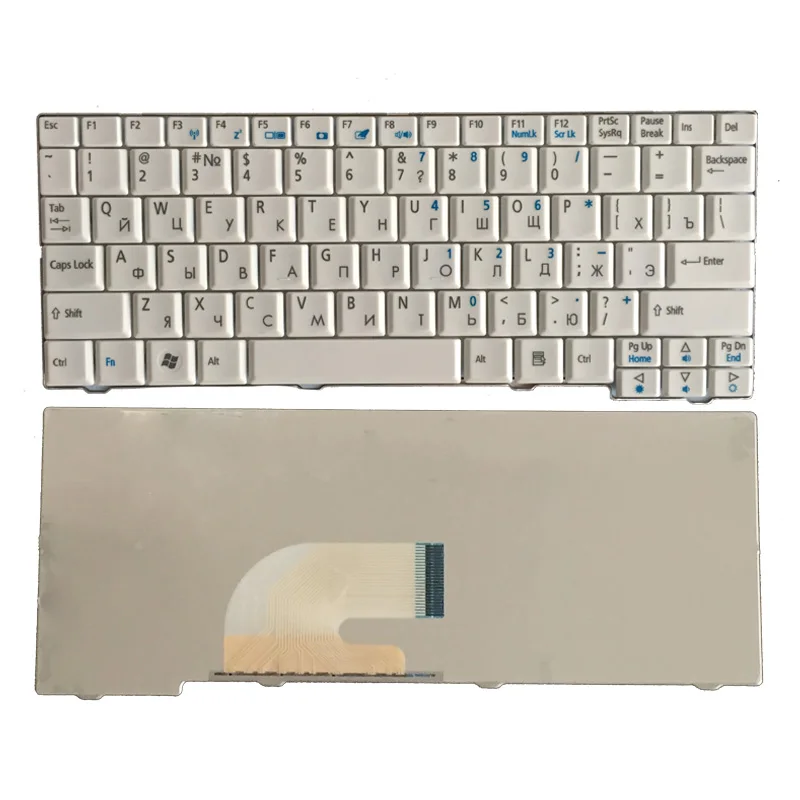 Новая русская/Русская клавиатура для ноутбука Acer Aspire One ZG5 D150 A150 A150L ZA8 ZG8 D210 D250 A110