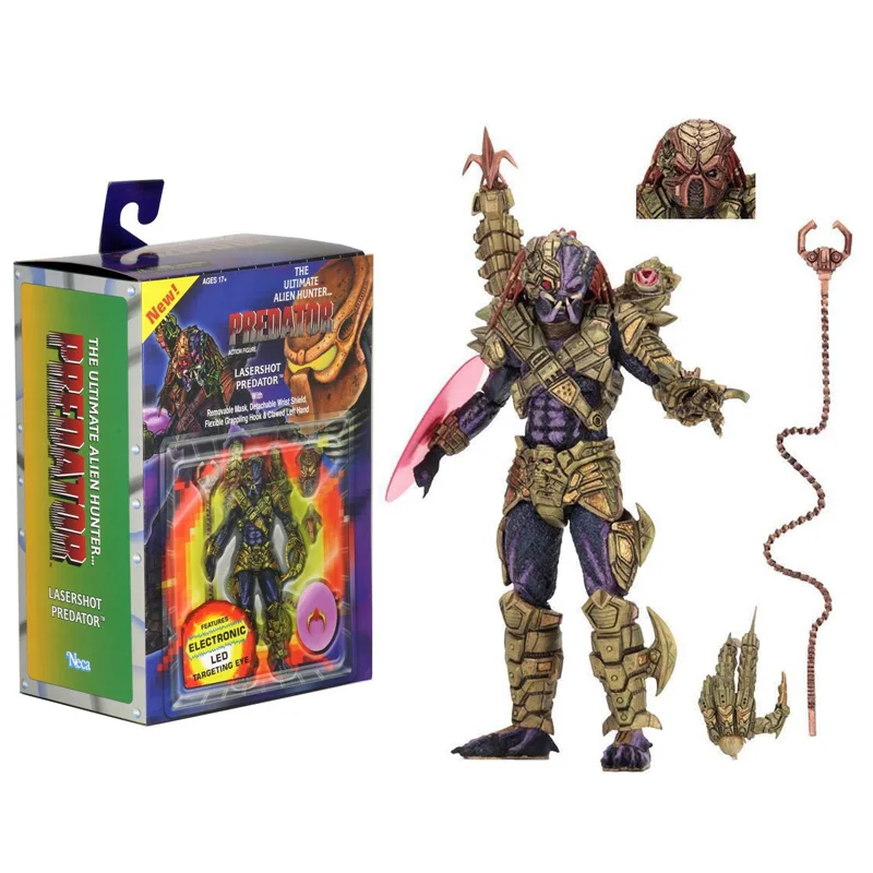 NECA Lasershot экшн-фигурка хищника старшего возраста Коллекционная модель игрушка