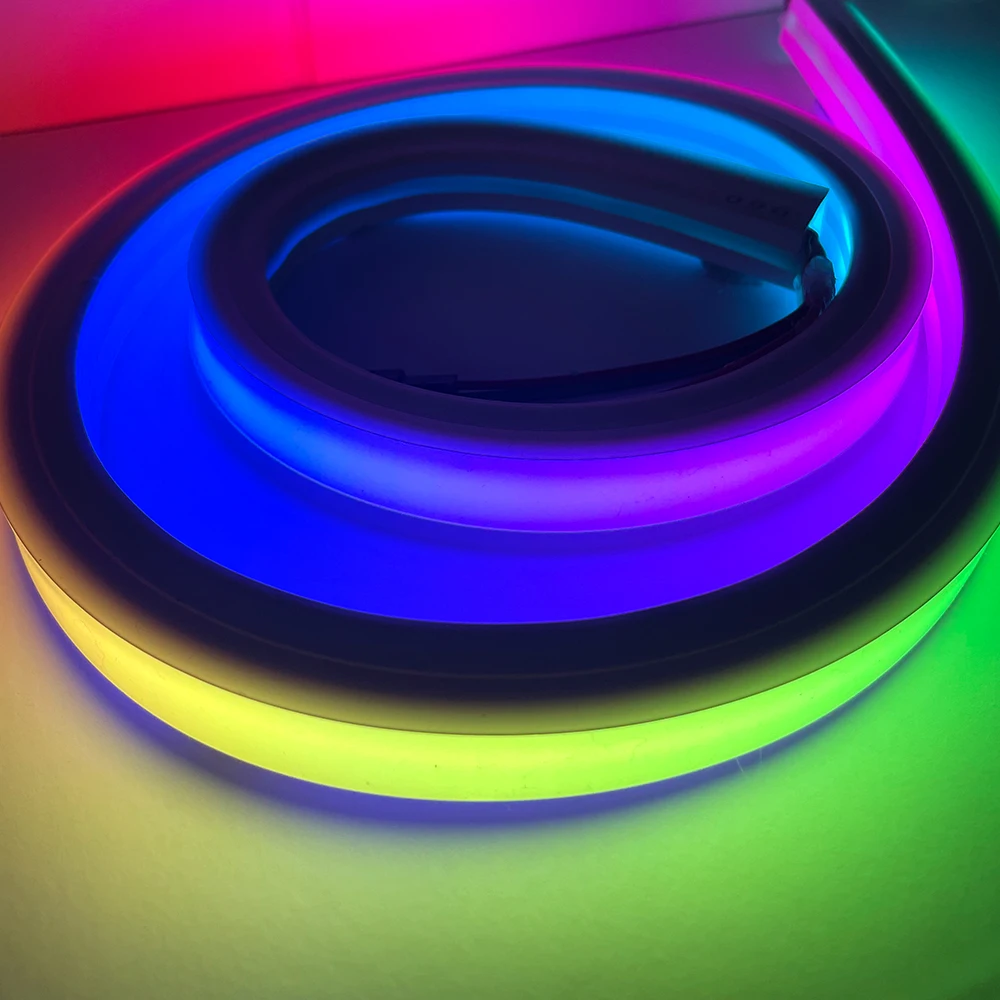Умная независимая адресная RGB-лента WS2812B WS2813 WS2815 SK9822 шнур из силикагеля лампа для