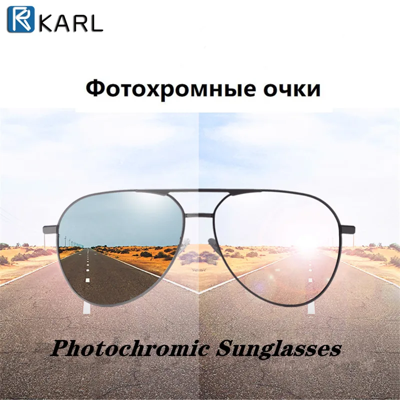 

Солнцезащитные очки Мужские поляризационные для вождения, фотохромные Роскошные брендовые HD солнечные очки для рыбалки, UV400, дневное и ночн...