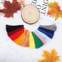 20pcs 6cm polyester cotton tassel for diy crafts home curtain brush earrings charm jewelry decorations making accessories
