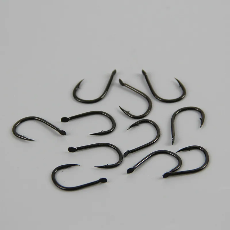 6packs/lot Japan Gamakatsu Fishing Hooks C1KI1 1#-14# Size Bass Hook Unique Peche Type Barbed Black Color Hidden | Спорт и