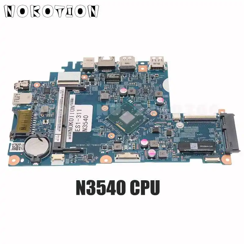 

NOKOTION NBMRT11006 NB.MRT11.006 EA30 BM MB 14221-1M 448.03404.001M для ACER Asipre ES1-311, материнская плата для ноутбука SR1YW N3540