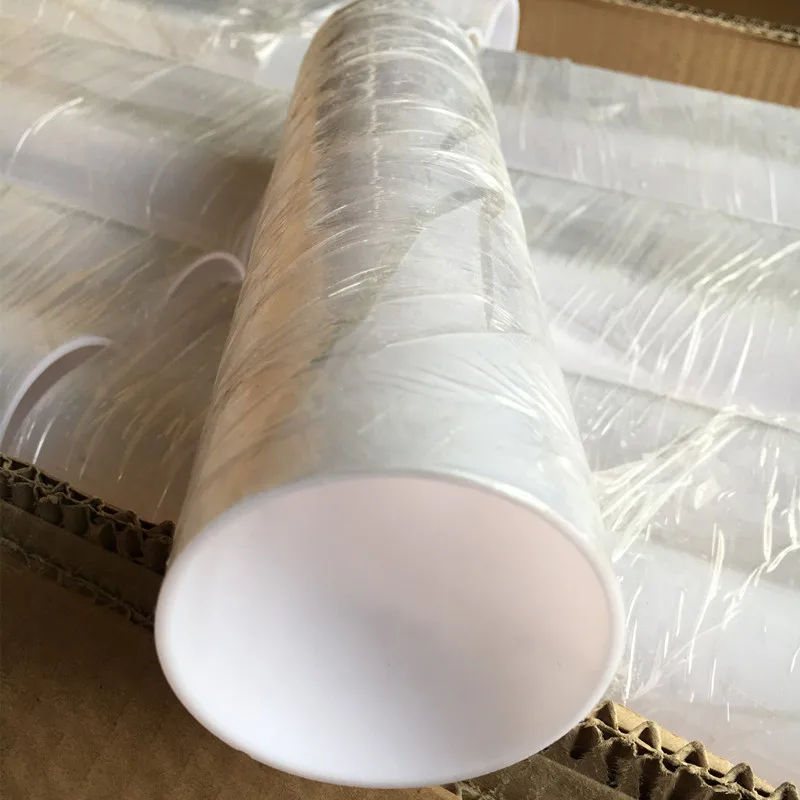 4 шт. акриловые белые трубы OD80x2x1000MM пластиковые PMMA круглые трубы домашнее украшение toallero de acero inoxiable светодиодный абажуры
