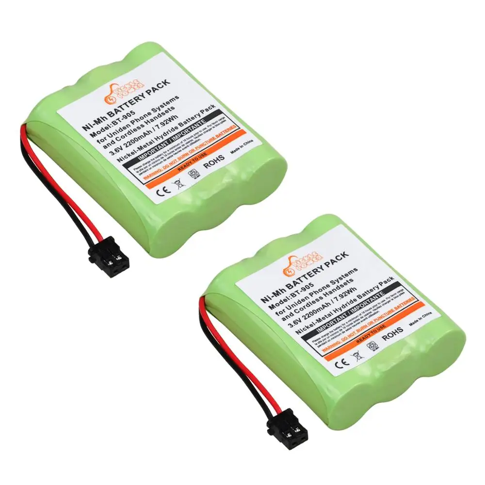 2200 мА/ч, BT-905 беспроводной телефон Батарея для Uniden BT905 BT800 BT-1006 BP-905 P-P501 BP-905BBTY-0444001 BBTY-0449001