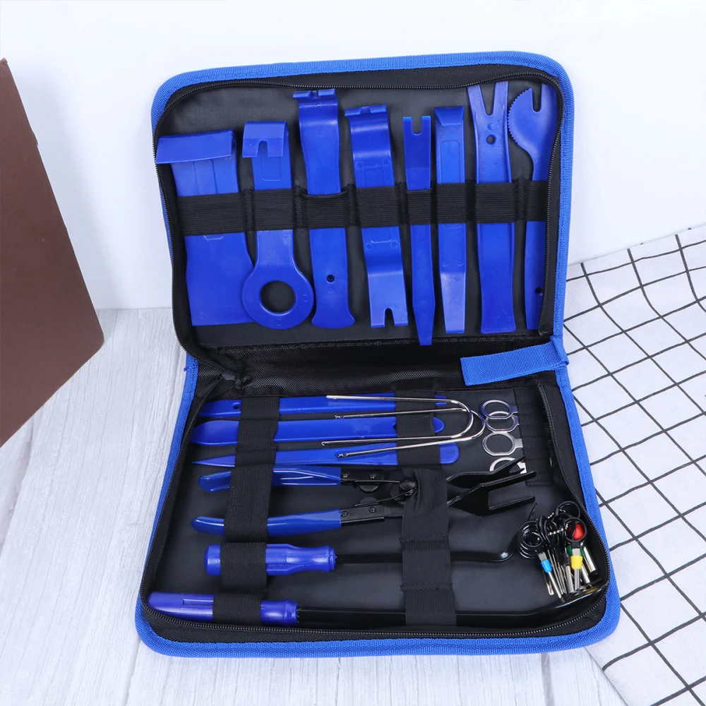 

38pcs of One Set Professional Car Speaker Disassembly Tools Portable Car Speaker Repair Tool Auto Speaker Removal Kit With Zip