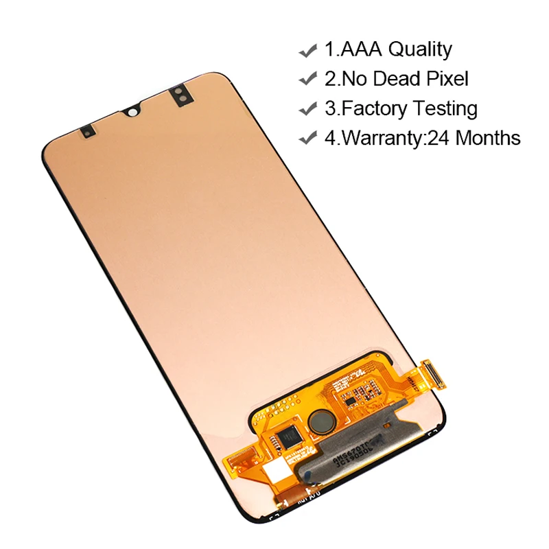 ЖК-экран для Samsung A70 дисплей A705 A705F A705W A705FN/DS с сенсорным экраном рамкой запасные