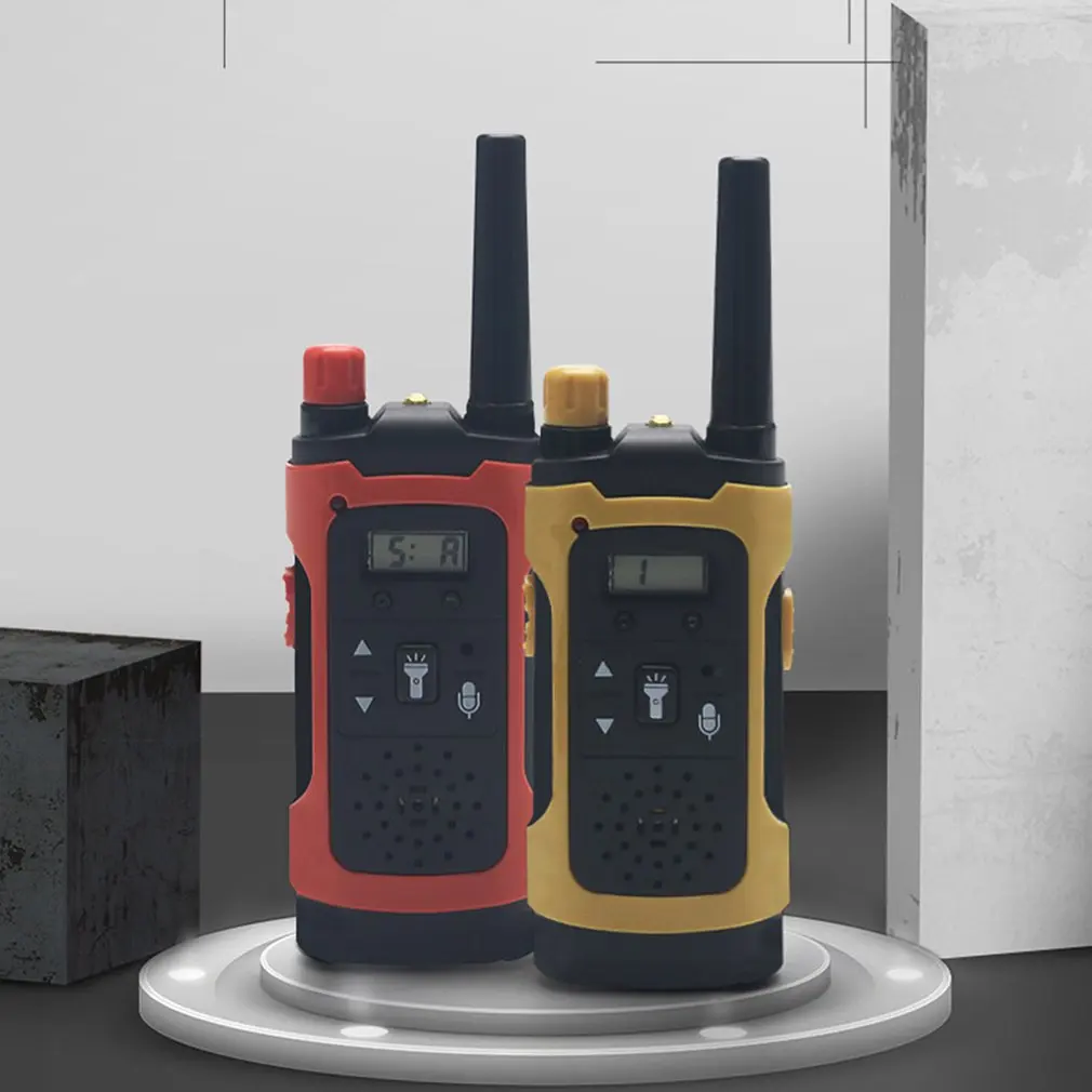 2pcs wireless walkie talkie toys for children electronic toys portable long distance reception kids gift free global shipping
