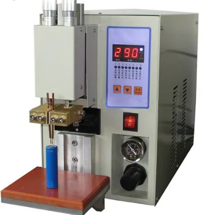 

Pneumatic Double Sides Point Spot Welder Welding Machine Battery Tab Welder for 18650 Cylinder Cell Pack