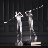 european golf figures resin crafts decoration home decorations living room office soft furnishings