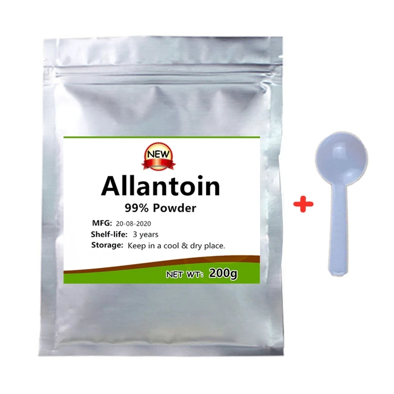 99% аллантоиновая пудра отшелушивает поверхностную кожу уменьшает тонкие линии и