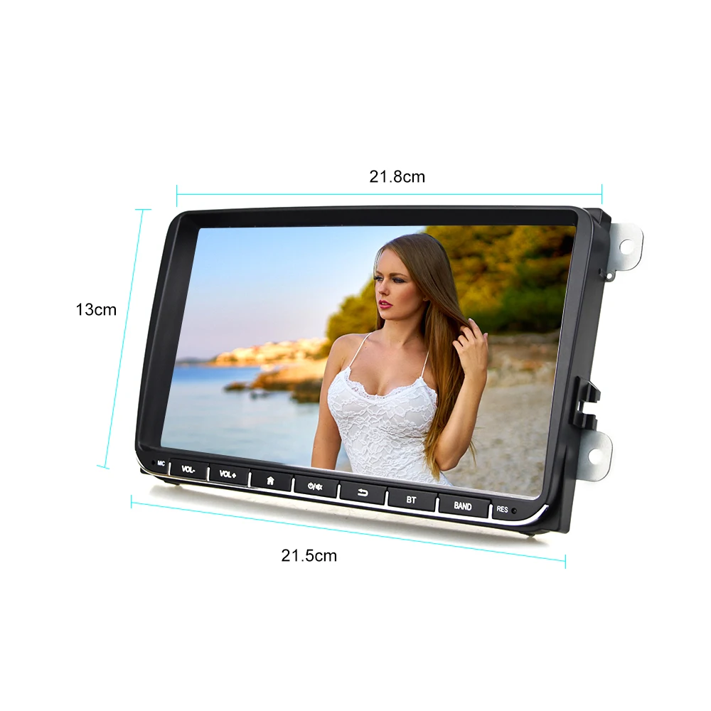 Автомобильный мультимедийный плеер Podofo 9 дюймов с сенсорным экраном MP5 FM радио