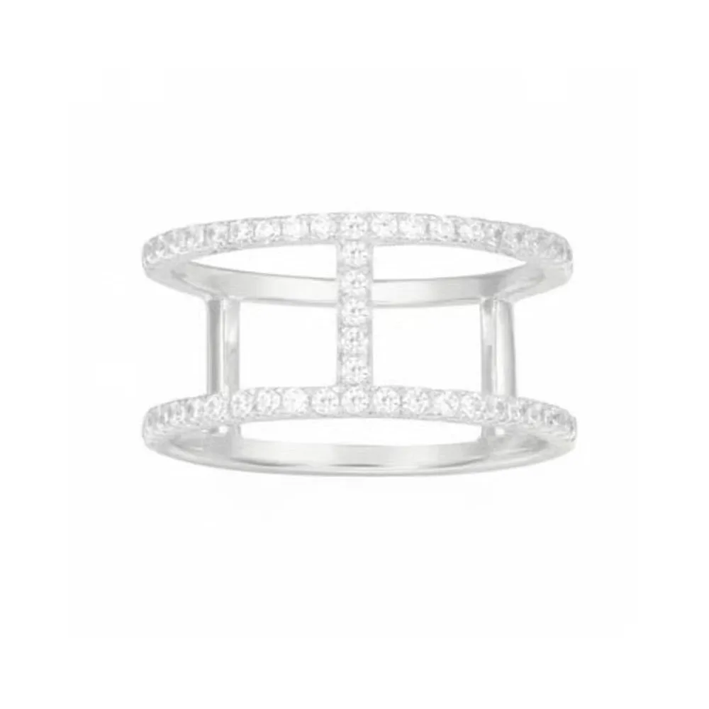 

Fashion Fewelry High Quality Glamour I-shaped Geometric Ring Simple Women Monaco Jewelry Gift