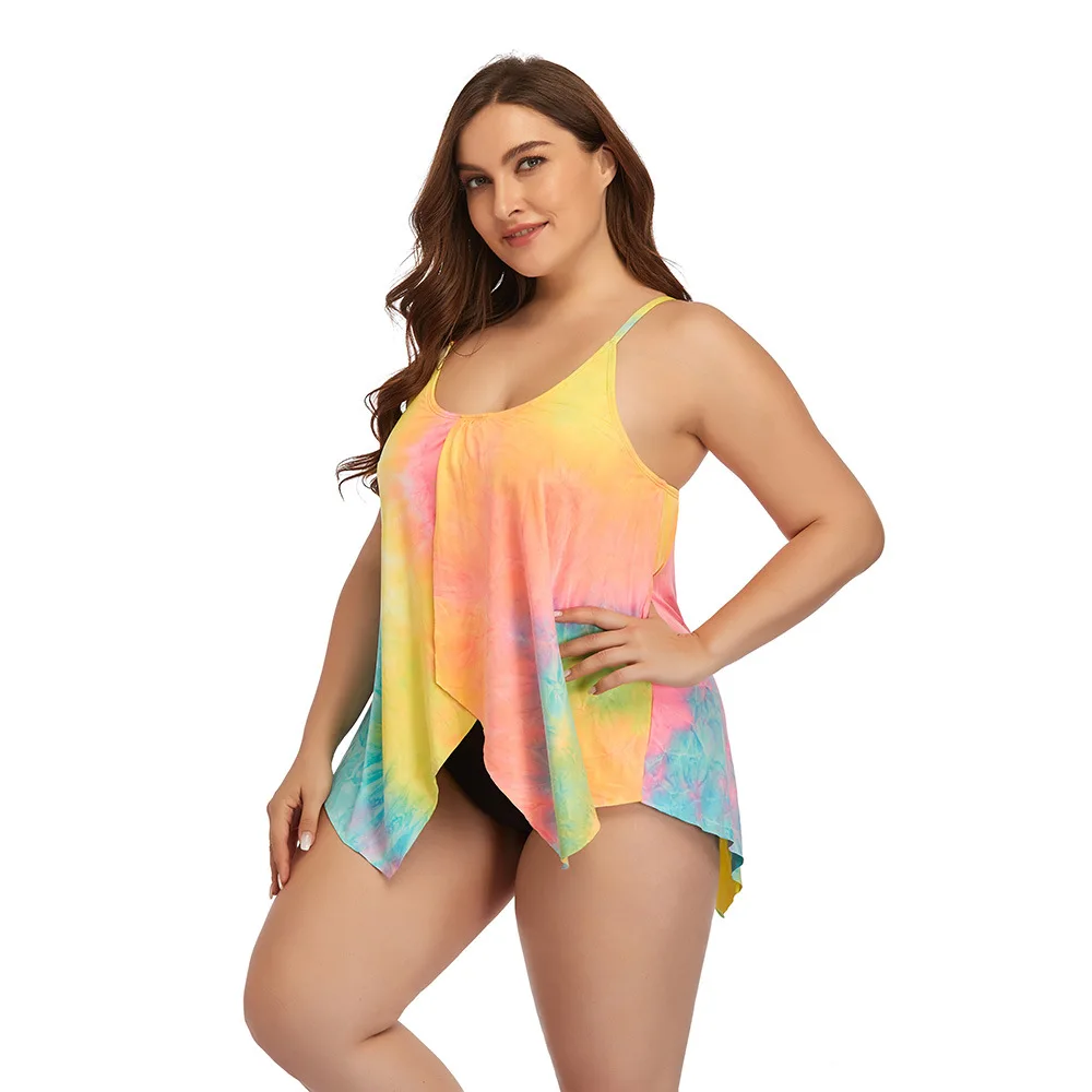 

V-neck women's swimsuits printed skirt style swimsuits sell well swimsuit women 2 pieces sexy bikini