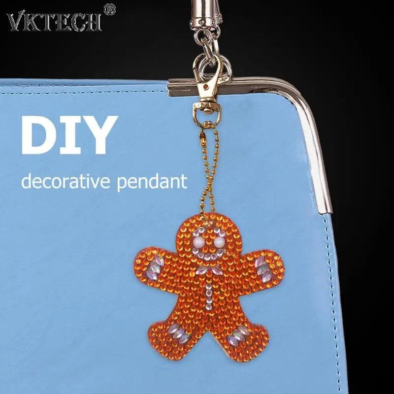 4 шт. DIY полный дрель специальная форма алмазная картина брелок Рождественская елка Лось брелок вышивка крестиком Рождественский подарок