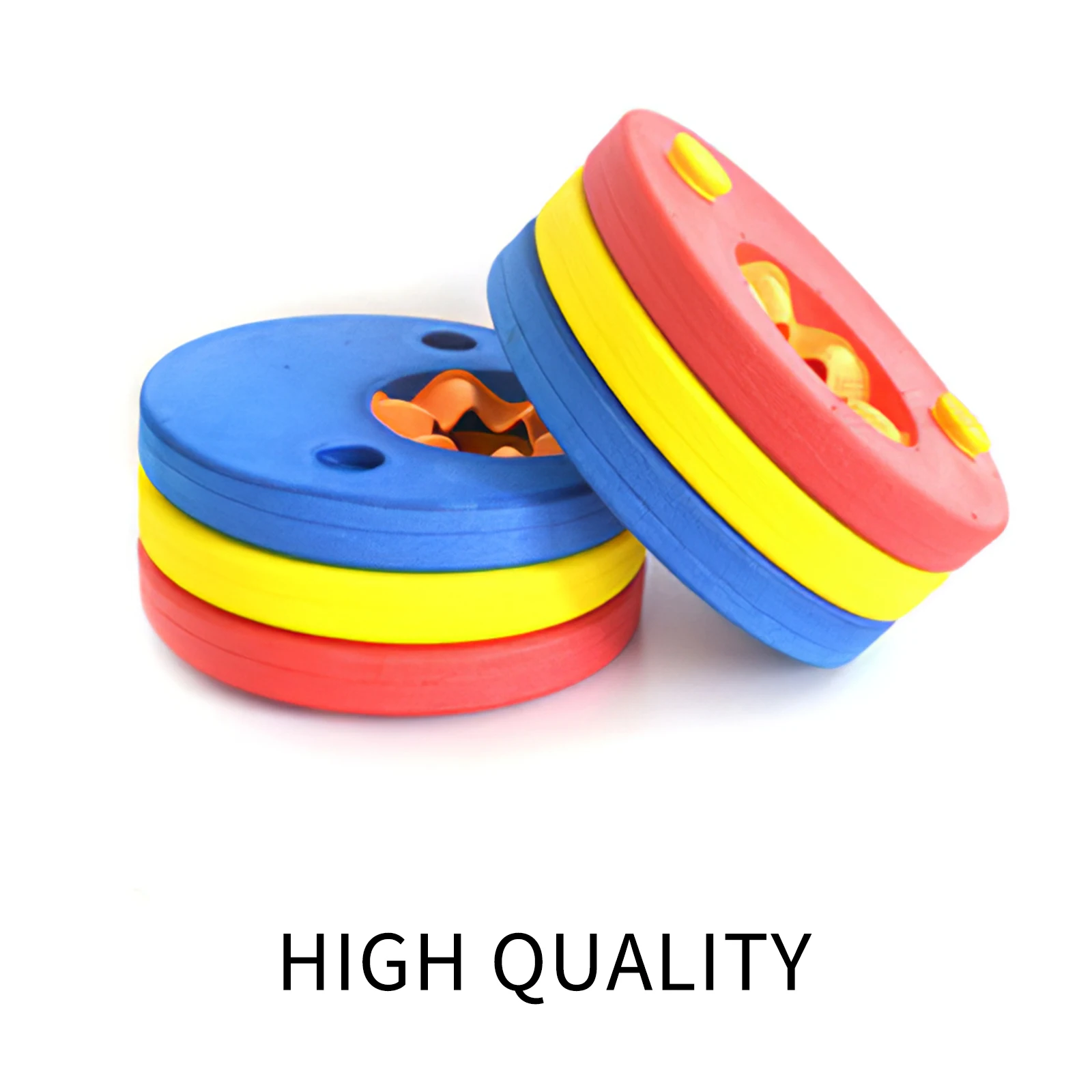 

6PCs/ Pack EVA Foam Swim Discs Arm Bands Floating Sleeves Inflatable Pool Float Board Baby Swimming Exercises Circles Rings