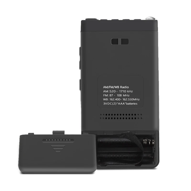 Radio Portable AM FM Mini Emergency Handheld Pocket Built-in Speaker Weather Station With Headphone Jack Alarm Clock | Электроника