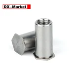 M2 m2.5 m3 BSOS самозажимные стойки, m2  m6 304 противостояние из нержавеющей стали со слепой резьбой, K023