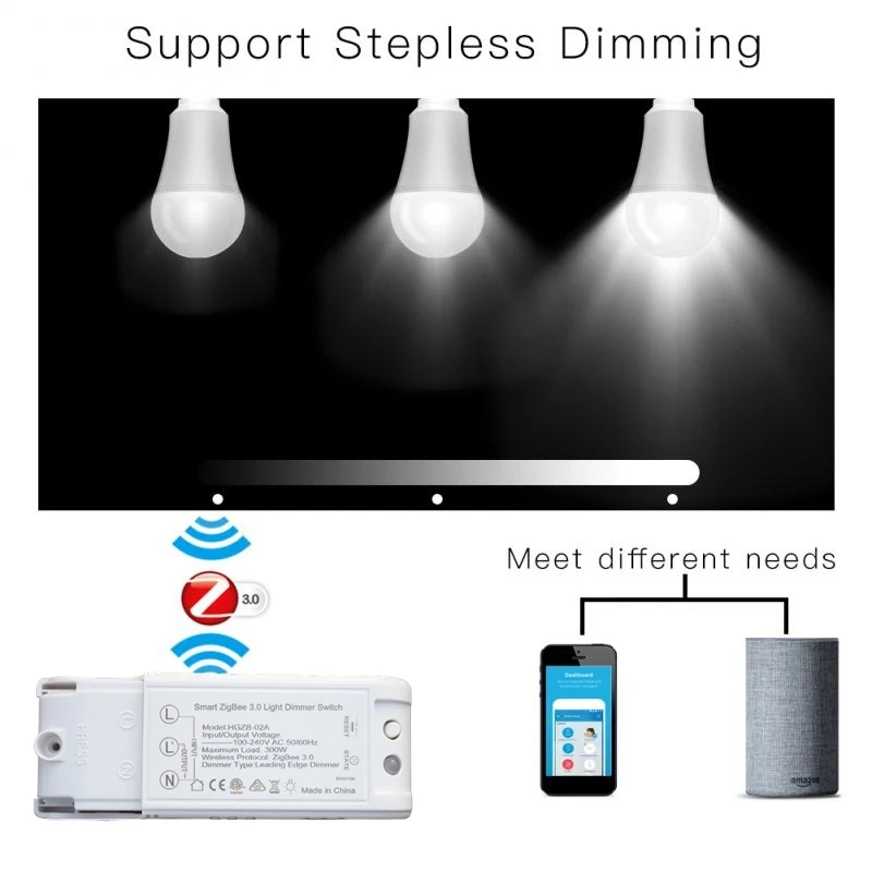 Zigbee умный светильник Диммер DIY Модуль домашней автоматизации Дистанционное