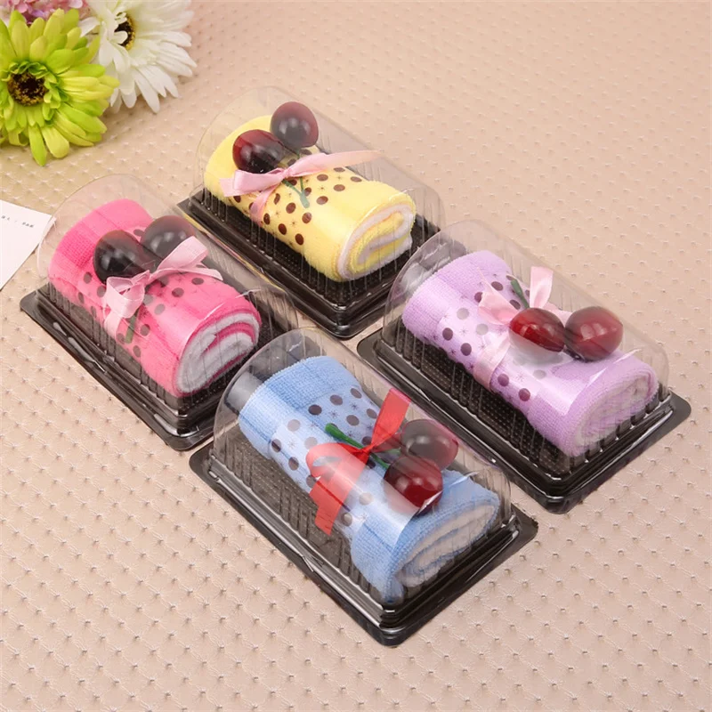 1pc Mini Face Towel Sandwich Cake Shape Washcloth Party Facecloth Birthday Gift Wedding Favor Supplies | Дом и сад