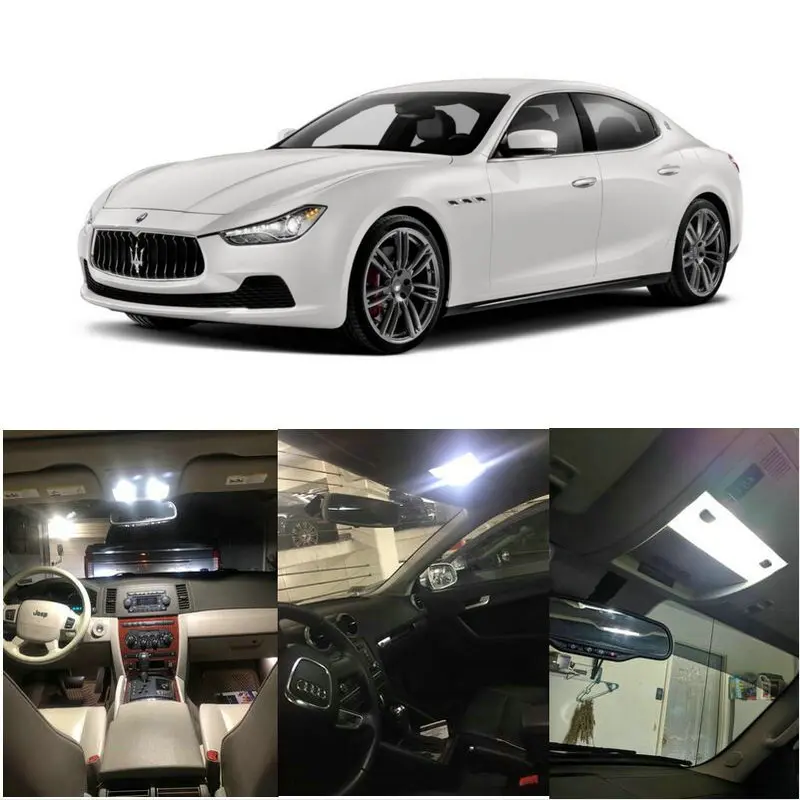 Car interior led kit For 2020 Maserati Ghibli  trunk light door light license plate light