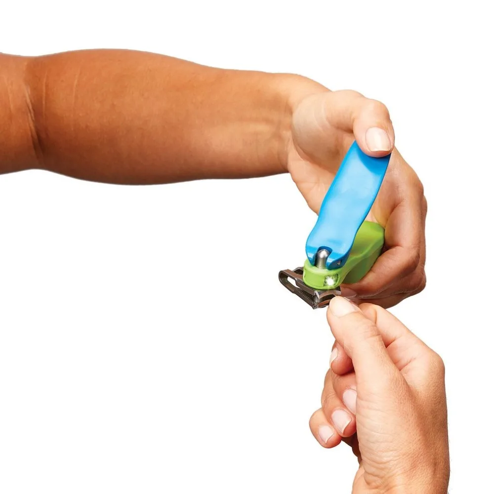 Новый светодиодный комплекты клиперов для ногтей со светом из нержавеющей стали