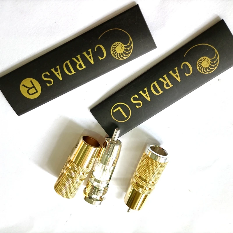 Hi End 4 шт. посеребренный RCA штекер SRCA Штекерный соединительный кабель