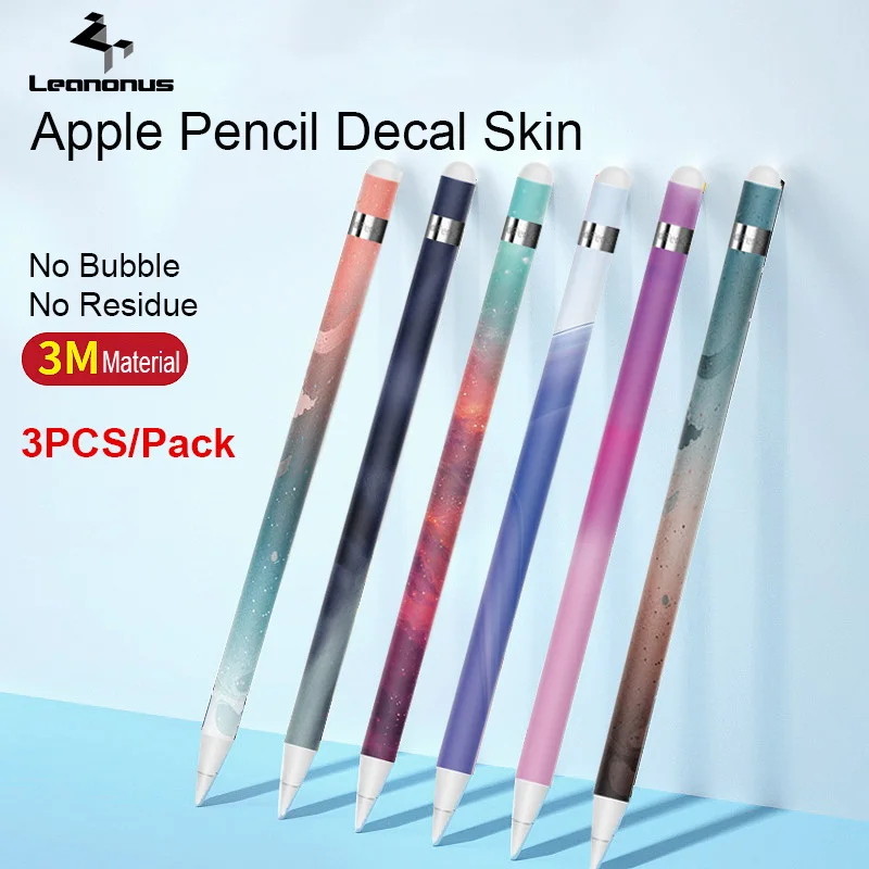 Гладкая наклейка с милым рисунком для Apple Pencil 1 2 Защитные чехлы защиты от царапин |