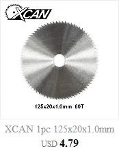XCAN 1 шт. диаметр 100 мм зубы 108 Z высокоскоростной стальной пильный диск деревообрабатывающий пильный диск для резки металла режущая пила
