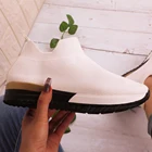 LITTHING 2021 женская обувь на не сужающемся книзу массивном кроссовки туфли на платформе однотонные Цвет на толстой подошве на молнии; Туфли с подошвой из вулканизированной резины кроссовки; Zapatos De Mujer; Большие размеры