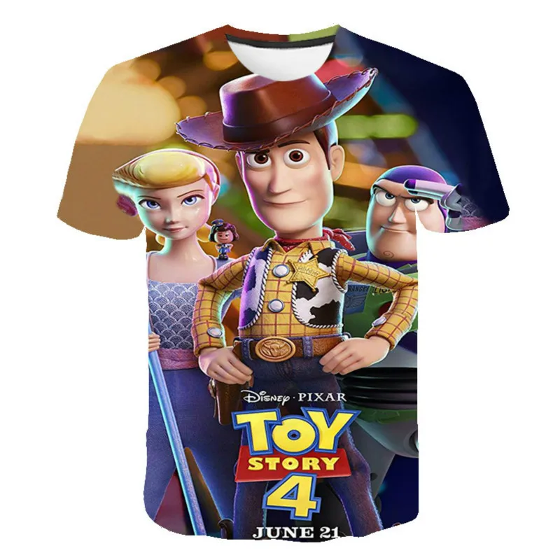 

Cartoon pattern Harajuku T-shirt men's children's parent-child wear hot-selling polyester material summer style 2021