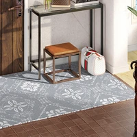 pvc silk loop home door mat living room mat kitchen mat bath mat entrance door mat carpet hallway can be cut custom mat carpet