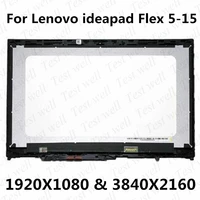 original 15 6lcd display touch screen digitizer assembly with bezel for lenovo flex 5 1570 flex 5 15 80x9 80xb 80ca 81ca