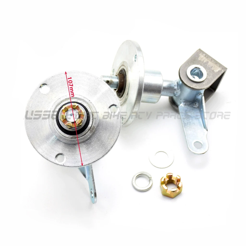 2 pce 6 дюймов 145/70 обода колеса шины/шины и костяшки шпиндель для 90CC DIY картинг ATV UTV