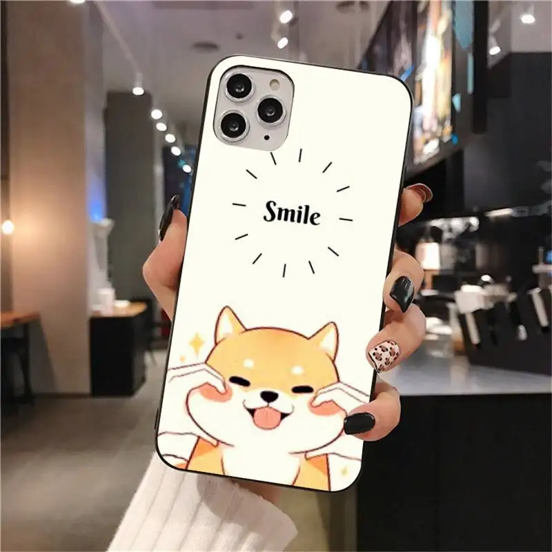 cute corgi cartoon dog phone case for iphone 12 11 pro max mini xs max 8 7 6 6s plus x 5s se 2020 xr cover free global shipping