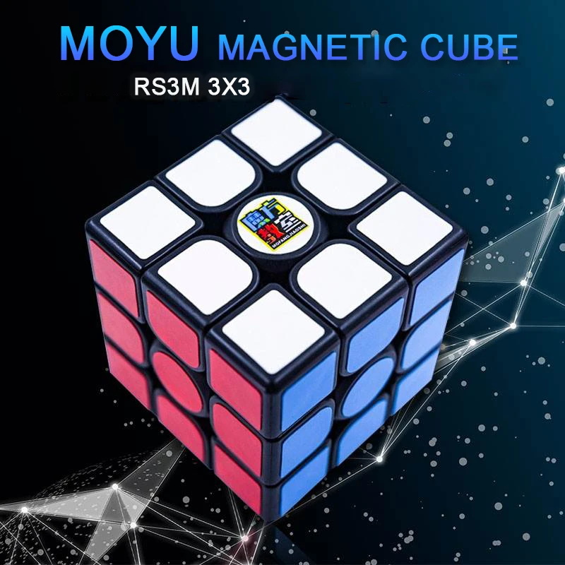 

MOYU RS3M Магнитный 3x3x3 магический куб антистресс головоломка игры 3x3 MF3RS3 M Cubo Magico фиджет игрушки антистресс для детей подарок