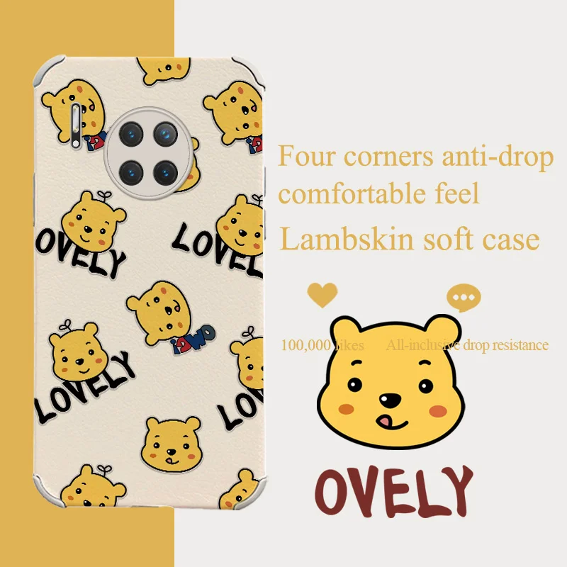 

Greedy Bear Phone Case For Huawei Mate 30 30Pro 30Lite Pro Lite Liquid Silicone Cover
