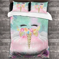 unicorn bedding set duvet cover pillowcases comforter bedding sets bedclothes