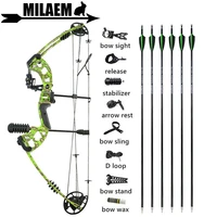 30 60lbs archery compound bow and arrows kit bow fishing hunting adult target shooting outdoor sport accessories