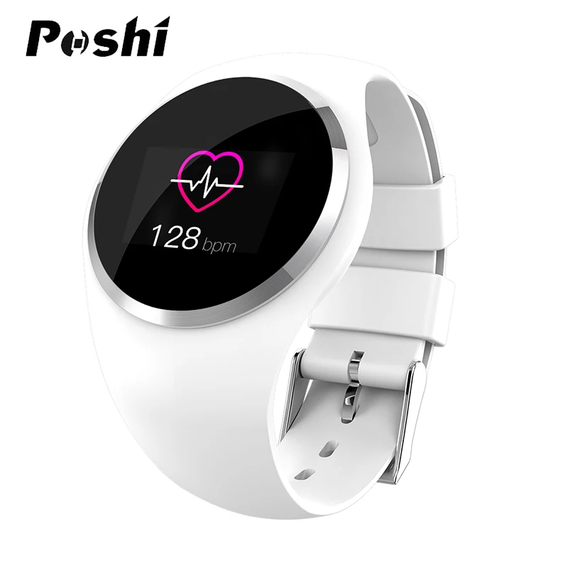 white Модные женские Смарт-часы с Bluetooth, женские фитнес-часы с кислородом в крови, пульсометром, информация, умные часы с поддержкой Android IOS - Цвет: white